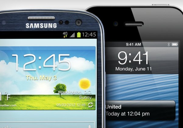 เปรียบเทียบขนาด iPhone 5 กับ Samsung Galaxy S3 ศึกช้างชนช้าง!