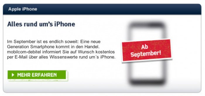 ค่ายมือถือดังเผย iPhone 5 เปิดตัวเดือนกันยายนนี้ตามคาด!