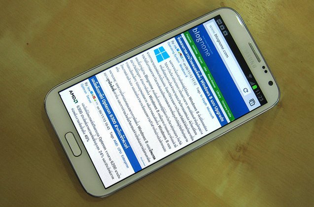 รีวิว Samsung Galaxy Note II
