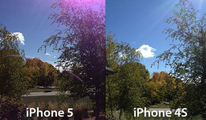 ปัญหา"แสงฟุ้งสีม่วง" iPhone 5 แก้ได้
