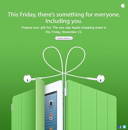 Apple ประกาศลดราคา ในวัน Black Friday ศุกร์ 23 พฤศจิกายนนี้