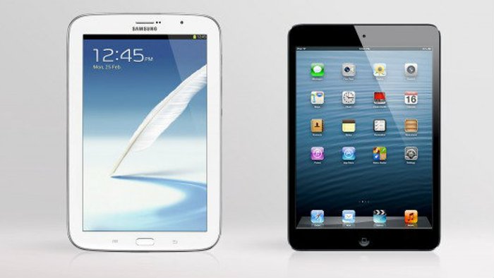 เทียบ Samsung Galaxy Note 8.0 vs. Apple iPad mini
