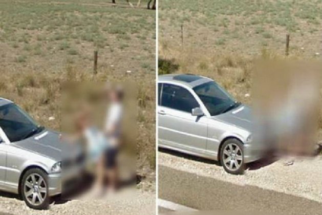 รวมรูปหลุด ถ่ายได้จากกล้อง Google Street View อย่าเผลอเชียว