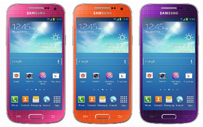 Galaxy S4 Mini 3 สีใหม่ สดใสโดนใจวัยสะรุ่น