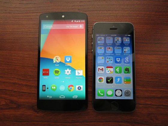Nexus 5 ลองดี ขอท้าชน iPhone 5s