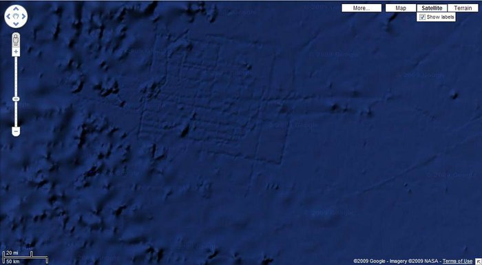 10 อันดับ ภาพสุดยอดที่พบใน Google Earth