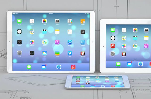 หลุดภาพ mock up iPad Pro หน้าจอ 12.9 นิ้ว