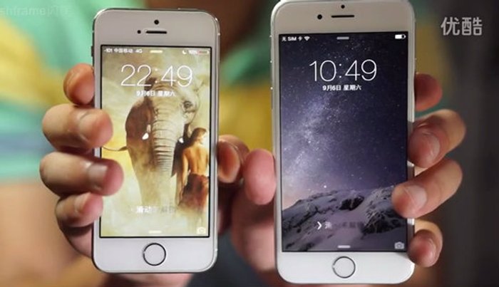 ชมคลิปพรีวิว iPhone 6 ตัวเป็นๆพร้อมเทียบขนาดกับ iPhone 5s