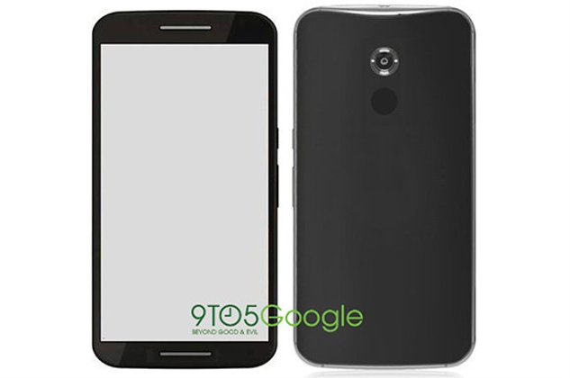 ภาพหน้าตาของมือถือที่คาดว่าจะเป็น Nexus 6 ที่ทำโดย Motorola