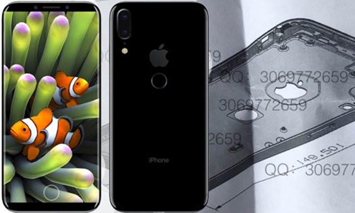 หลุดภาพร่างกรอบด้านหลังบน iPhone 8 พบช่องว่างที่คาดว่า เป็นตำแหน่งของ Touch ID
