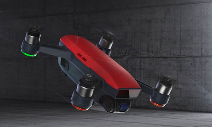 dji Spark หุ่นโดรนตัวเล็กที่สามารถควบคุมได้ด้วยฝ่ามือของผู้ใช้