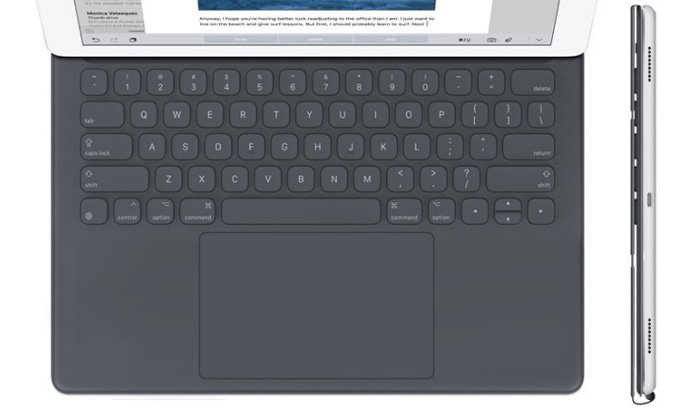 ชม Smart Keyboard ใหม่ของ iPad Pro 10.5 รุ่นใหม่ที่อาจจะเปิดตัวในงาน WWDC 2017 คืนนี้