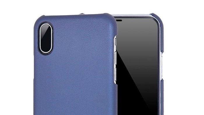 ภาพเรนเดอร์เคส iPhone 8 เผยให้เห็นกล้องคู่หลังแนวตั้ง และไม่มีปุ่มโฮม