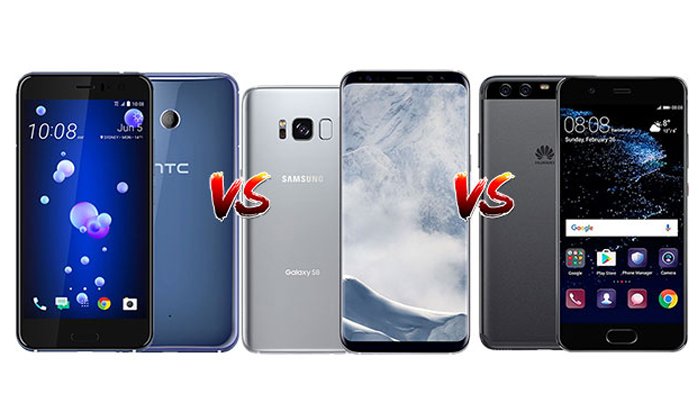 เปรียบเทียบ HTC U11, Galaxy S8+ และ Huawei P10 Plus สามสมาร์ทโฟนเรือธงรุ่นเด็ดกับกล้องระดับท็อป
