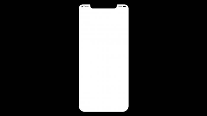 เผยชุดคำสั่งสำหรับแบ่ง Status Bar ของ iPhone 8 เป็นสองฝั่ง