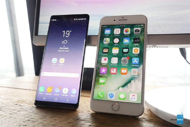 เปรียบเทียบ Samsung Galaxy Note 8 VS Samsung Galaxy S8+ VS iPhone 7 Plus