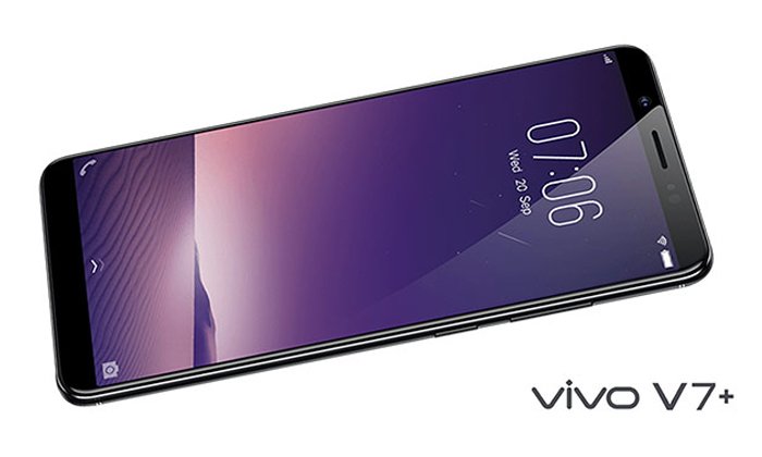 เปิดตัว Vivo V7+ สมาร์ทโฟนจอไร้ขอบ FullView Display รุ่นแรกของ Vivo
