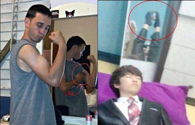รวมภาพเซลฟี่สุดเฟล โดยที่คนถ่ายไม่ได้ดูเลยว่ามัน(เกือบ) ดี