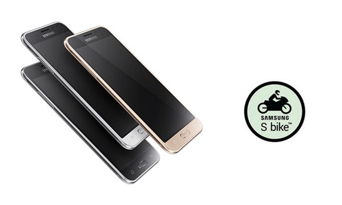 Samsung เปิดตัว Galaxy J3 ตัวเล็กเด่นที่ลูกเล่นเอาใจคนขับมอเตอร์ไซค์อย่าง S Bike