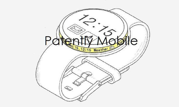 Samsung Gear รุ่นต่อไป จะมีหน้าจอเพิ่มที่ขอบตัวเรือน