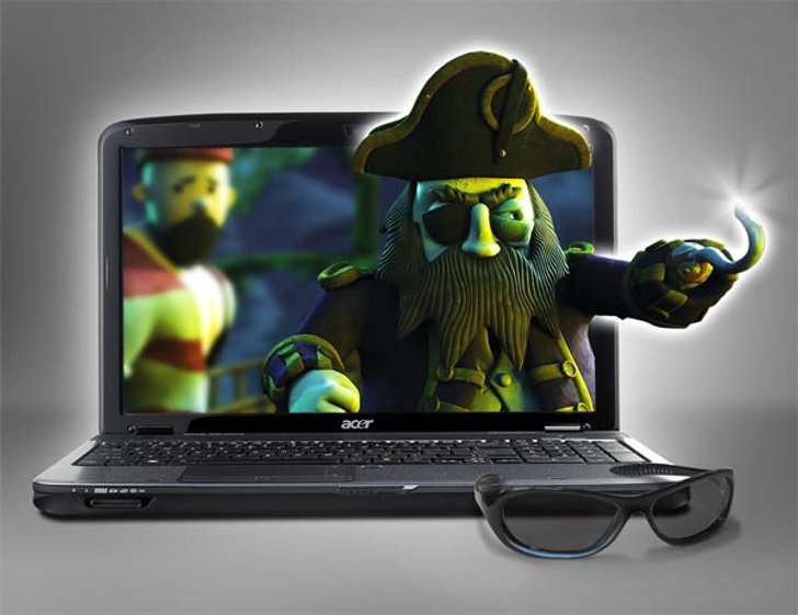 Acer Aspire 5738DG Notebook 3D เครื่องแรกของโลกจาก ACER