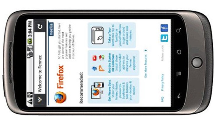 Firefox เวอร์ชัน Android เผยโฉมแล้ว!!!