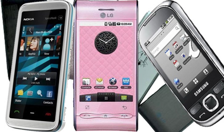ศึก 3 เส้า : Samsung Galaxy 5, Nokia 5530, LG GT540 Optimus