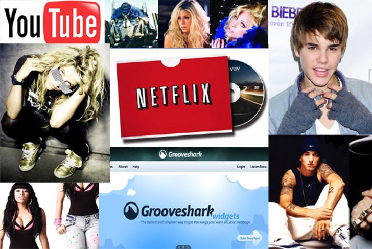 10 อันดับการค้นหาจาก Google ในปี 2010 ( หมวดบันเทิง )