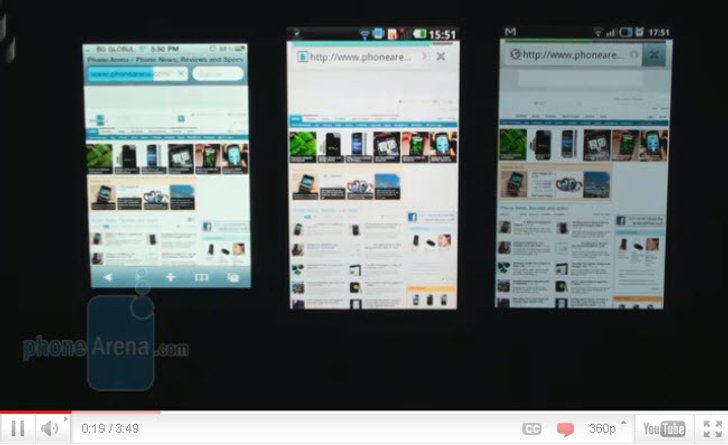เทียบกันชัดๆ บราวเซอร์ใครดีกว่าระหว่าง LG Optimus 2X, iPhone 4 และ Samsung Galaxy S