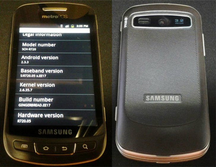 Samsung Admire (SCH-R720) รุ่นใหม่ราคาไม่แพง