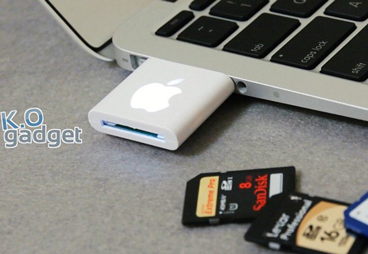 พี่จีนเขาล่ะ! พบกับ iSD Card Reader พร้อมโลโก้ Apple เรืองแสงได้