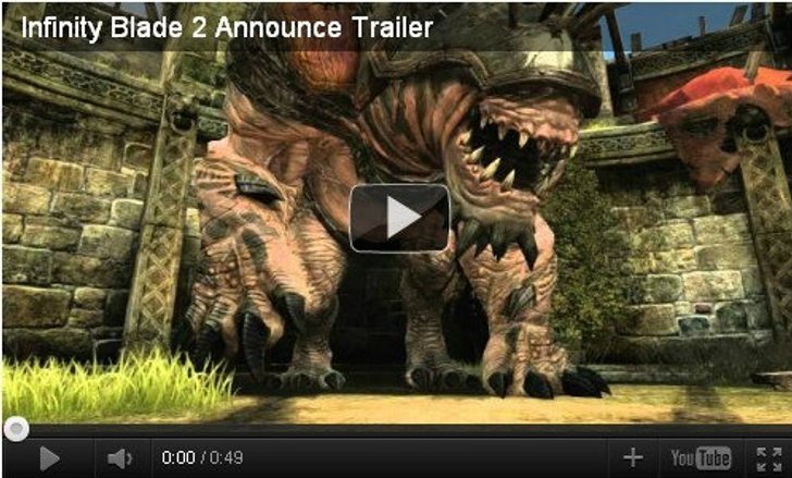 Epic ออกเกมส์ดัง Infinity Blade 2 วันที่ 1 ธค.นี้ บน iOS เท่านั้น