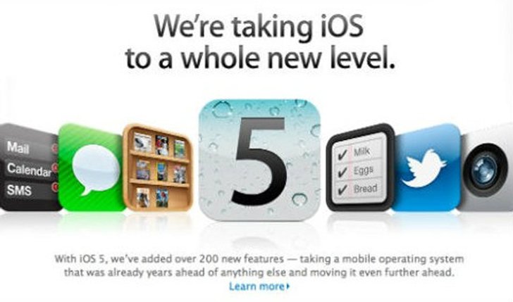 iOS 5 เปิดให้"อัพเกรด"ได้แล้ว แต่ว่า