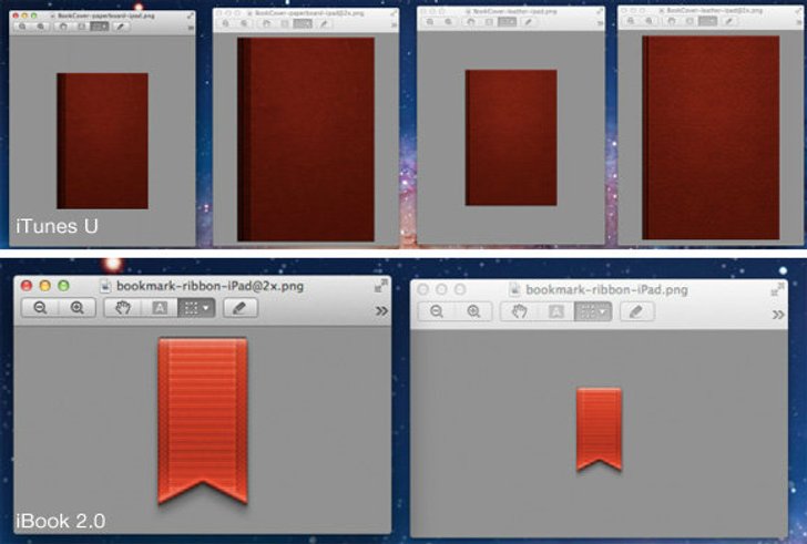 ชัดแล้วล่ะ! ไฟล์ภาพระดับ Retina Display โผล่ใน iBooks 2.0 และ iTunes U