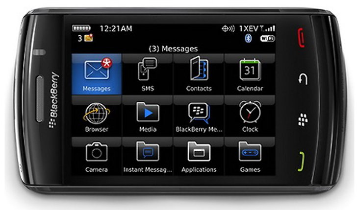 RIM เปิดตัว สมาร์ทโฟนรุ่นใหม่ แบล็กเบอร์รี่ สตอร์ม 2