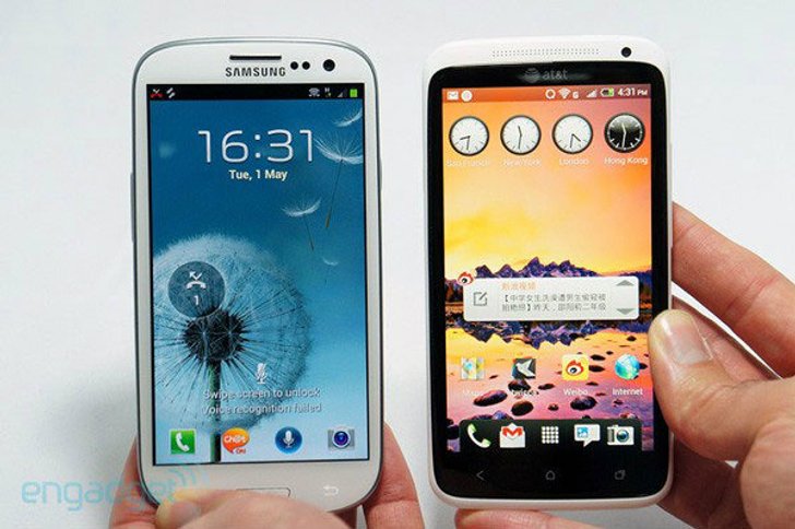 เทียบ Samsung Galaxy S III กับมือถือตัวท็อป iPhone 4S, HTC One X, Nokia Lumia 900