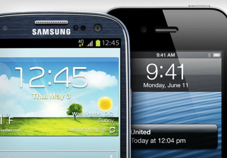 เปรียบเทียบขนาด iPhone 5 กับ Samsung Galaxy S3 ศึกช้างชนช้าง!