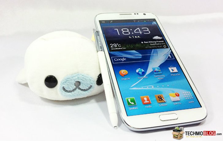 อัพเดทล่าสุด รีวิว Samsung galaxy note2 สมาร์ทโฟนรุ่นต่อยอดพร้อมราคาขายในไทยล่าสุด