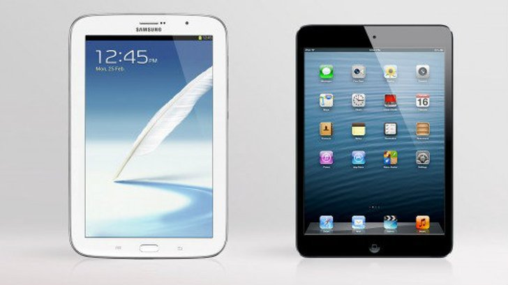 เทียบ Samsung Galaxy Note 8.0 vs. Apple iPad mini