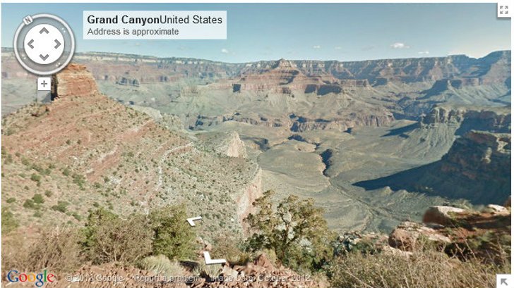 Google Maps เพิ่มภาพถ่าย street view ของแกรนด์แคนยอน