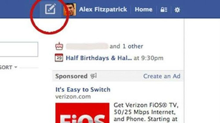 Facebook ทดสอบปุ่มแบบทวิตเตอร์