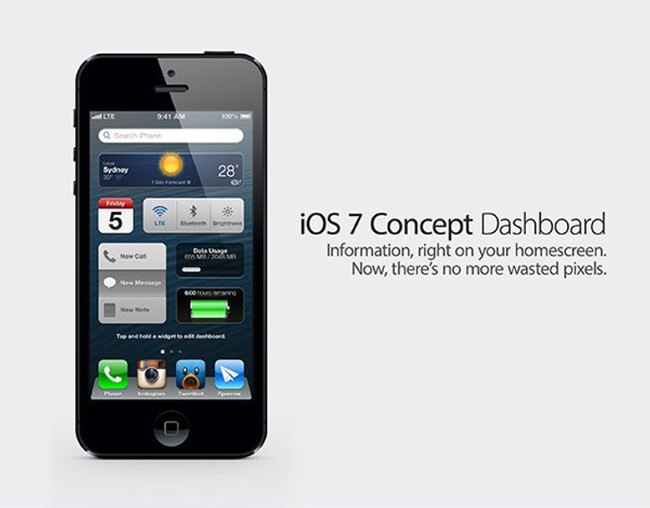 iOS 7 จะแตกต่าง และเรียบง่ายมาก