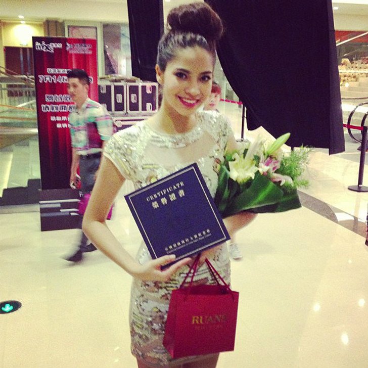 สวยแซ่บไม่แพ้พี่สาว "มารีน่า" น้องสาว "มาร์กี้" คว้า Miss Photogenic มาครองสำเร็จ