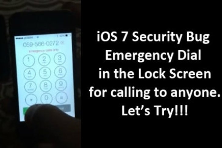 ระวัง!!! iOS 7 ใช้ Emergency call โทรหาใครก็ได้จ้า