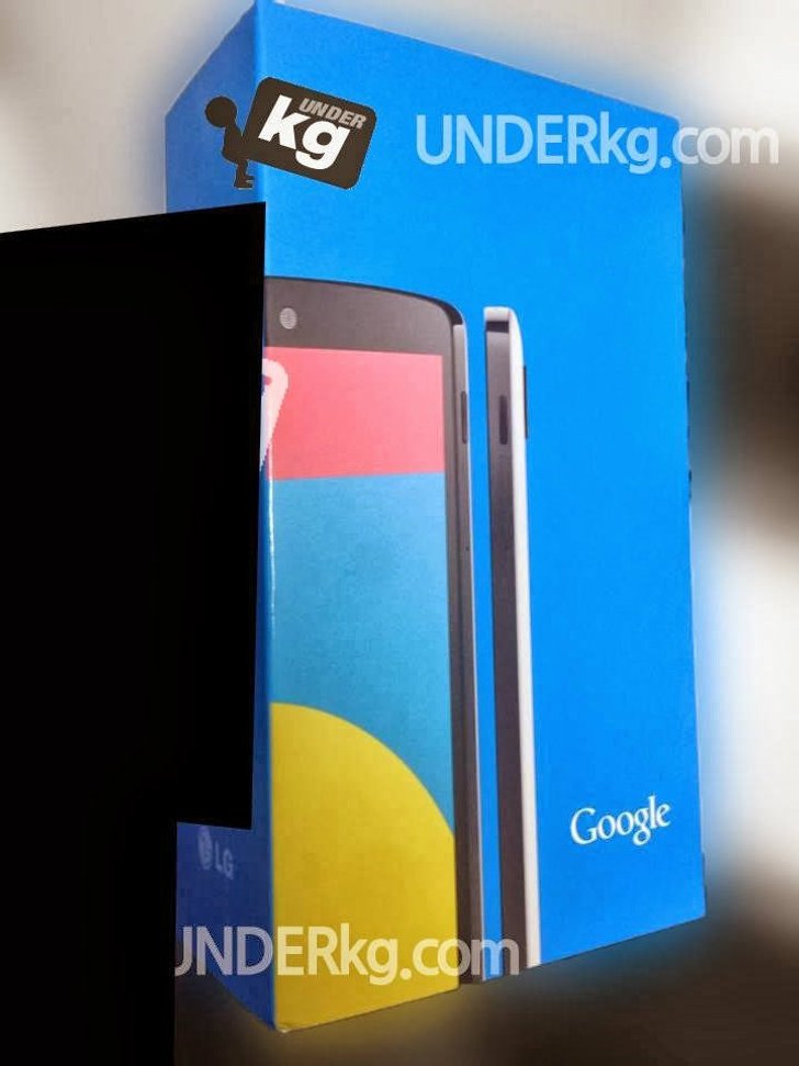 ภาพหลุดกล่อง Nexus 5 ตัวเครื่องสีขาว
