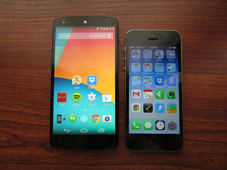 Nexus 5 ลองดี ขอท้าชน iPhone 5s