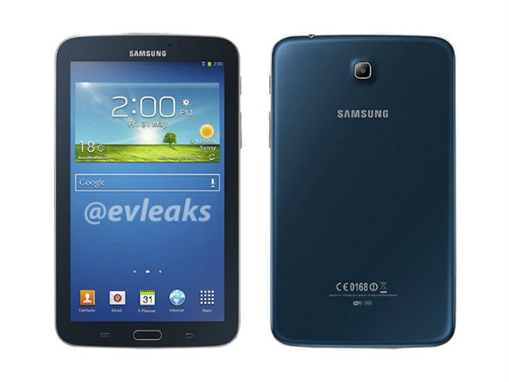 ภาพหลุด Samsung Galaxy Tab 3 7.0 สีน้ำเงิน