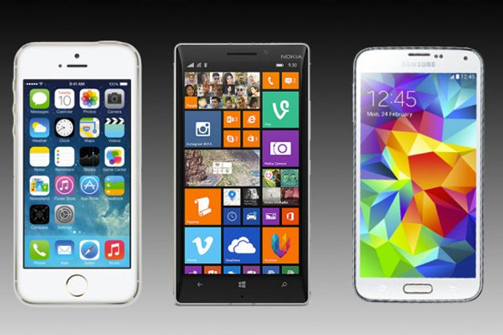 เปรียบเทียบสเปค Nokia Lumia 930 vs Samsung Galaxy S5 vs iPhone 5S