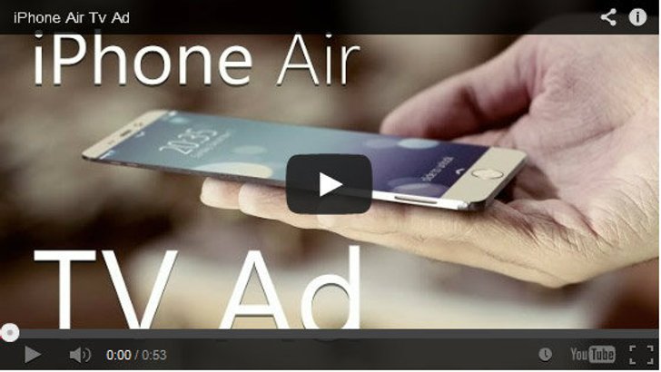 คอนเซป iPhone Air ที่บางเพียง 1.5 มม.และ iPhone 6c (Curve) ที่มาพร้อมหน้าจอโค้งงอ (ชมคลิป)
