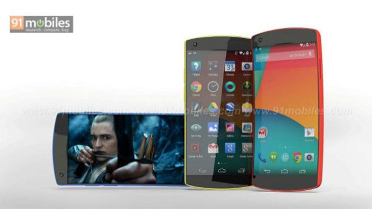 ชมคอนเซปท์ Nexus 6 มาพร้อม หน้าจอโค้ง และตัวเครื่องสีสันสดใส
